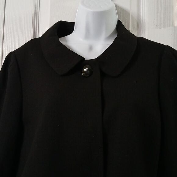 Banana Republic 100% wool sophisticated cropped blazer Sz 14 NWOT - Picture 3 of 5
